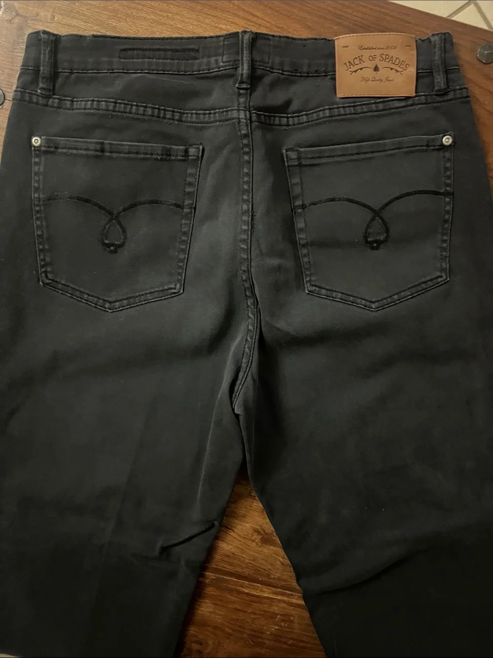 Jack of Spades Men's Black Jeans